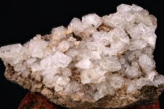 30-Prehnit mit Chabasit Idar Bildbreite 89mm