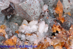 sHarmotom-Calcit-auf-Quarz-Juchem